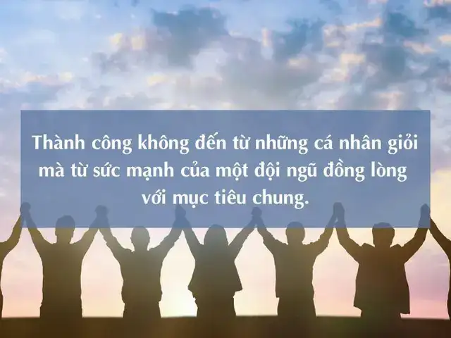 câu nói hay về làm việc nhóm