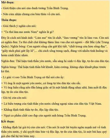 câu nói ta thà làm ma nước nam