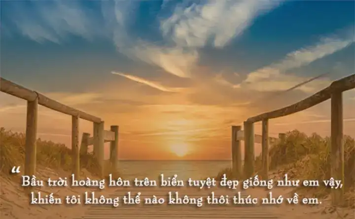 câu nói hay về hoàng hôn tiếng anh
