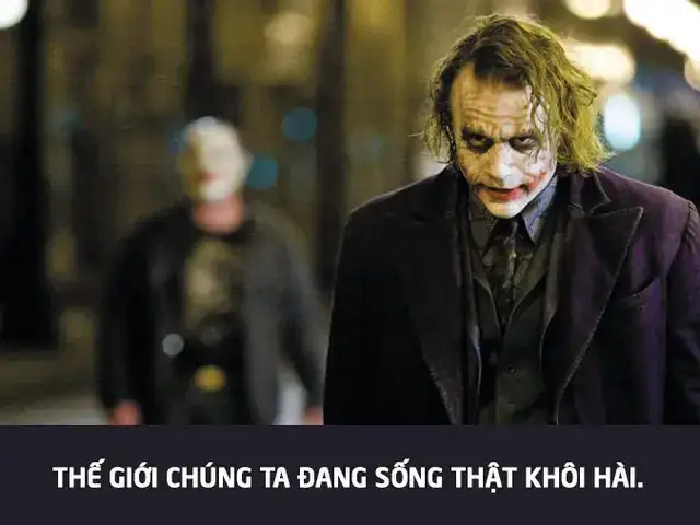 những câu nói huyền thoại của joker