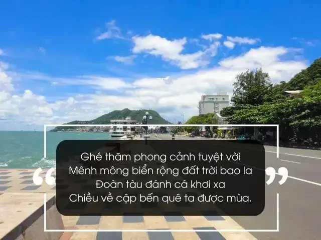 những câu nói hay về vũng tàu