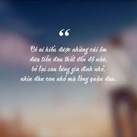 những câu nói tạm biệt người yêu khi đi xa