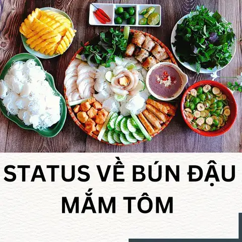câu nói hay về bún đậu mắm tôm