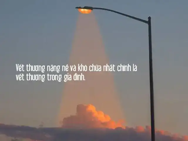 những câu nói tâm trạng buồn về gia đình