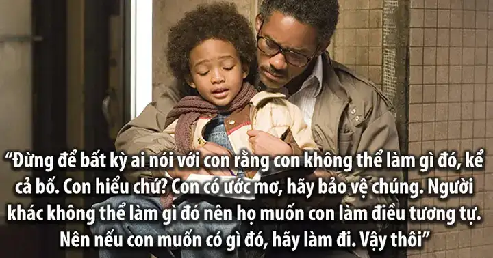 câu nói hay trong phim mưu cầu hạnh phúc