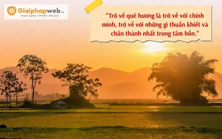 những câu nói hay về thôn quê