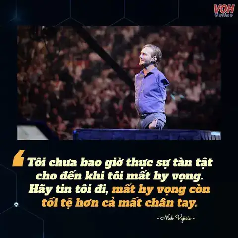 câu nói của nick vujicic