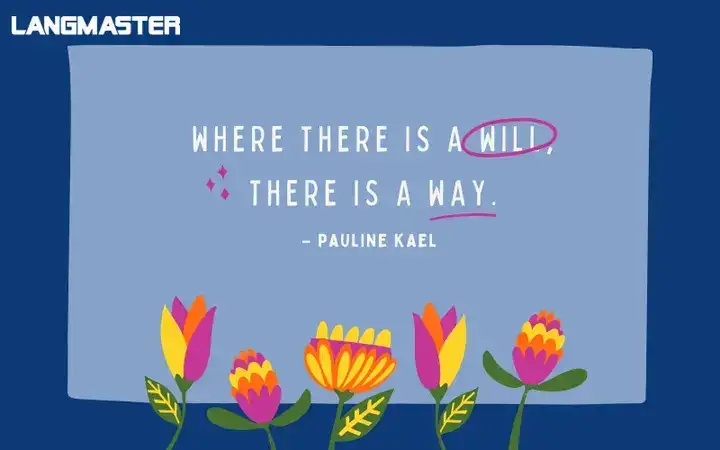 câu nói tâm đắc tiếng anh