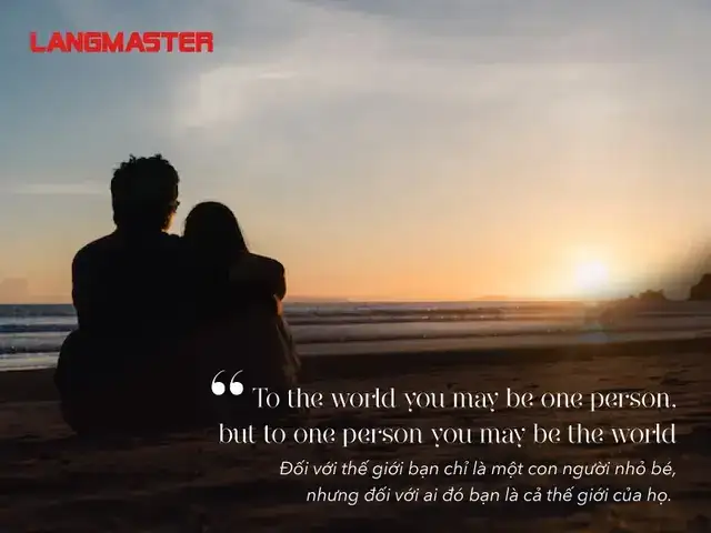 những câu nói lãng mạn bằng tiếng anh