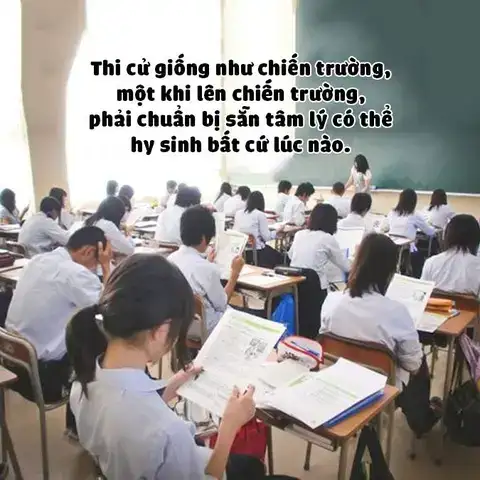 những câu nói hay về mùa thi cử