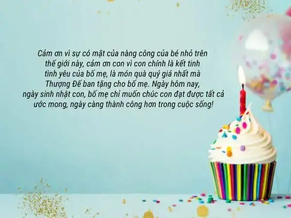 câu nói hay về sinh nhật con gái