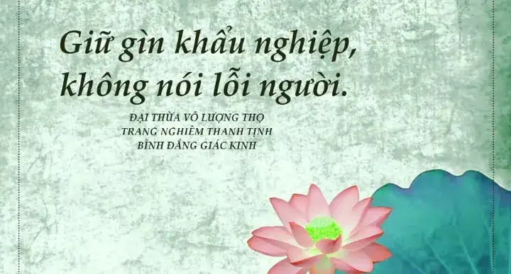 những câu nói hay về khẩu nghiệp