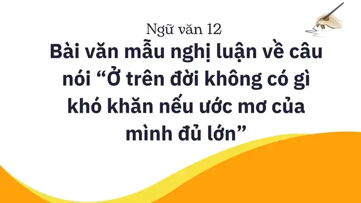 dàn ý nghị luận về câu nói
