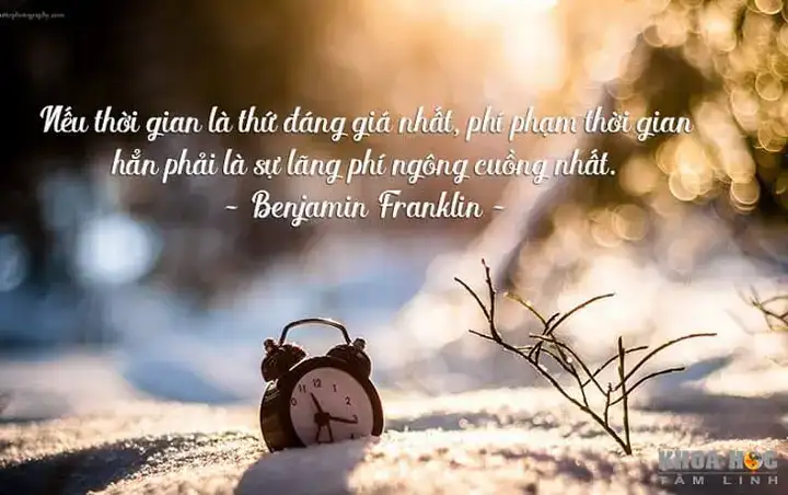 câu nói ý nghĩa về thời gian