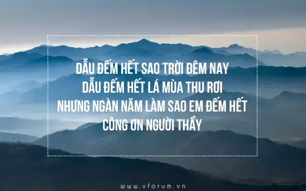 câu nói hay về tri ân thầy cô