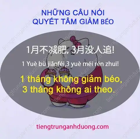 những câu nói về giảm cân