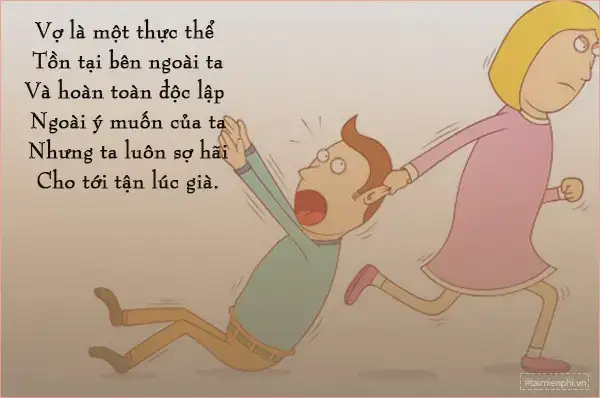 những câu nói sợ vợ hài hước