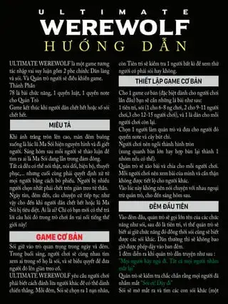 những câu nói hay trong ma sói