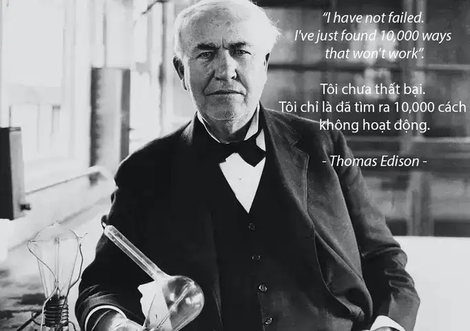 câu nói của thomas edison