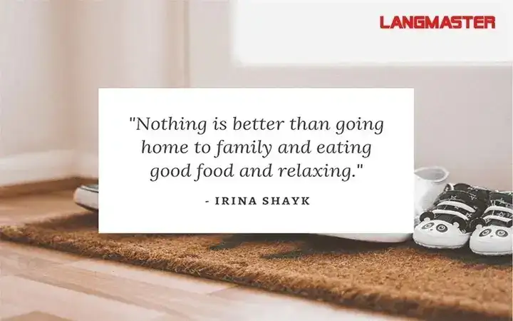 câu nói tiếng anh hay về gia đình