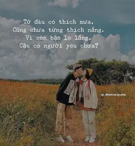 những câu nói ngôn tình thả thính crush