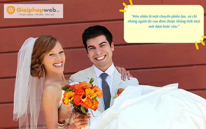 những câu nói hài hước về đám cưới