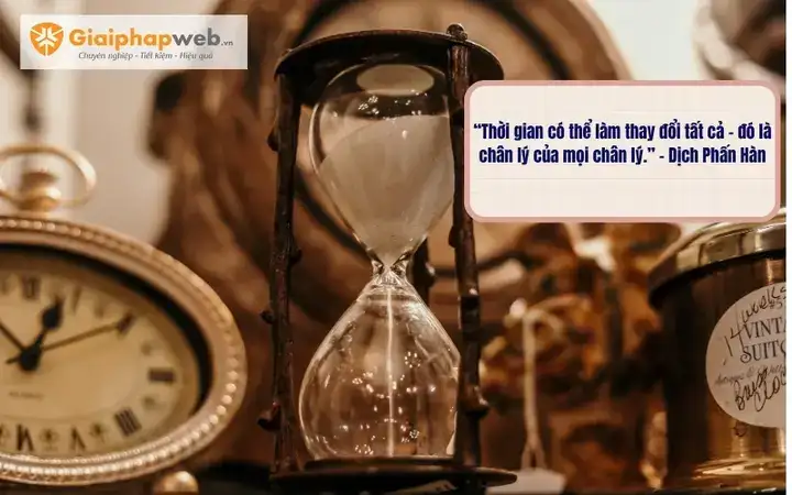 những câu nói hay về đồng hồ cát