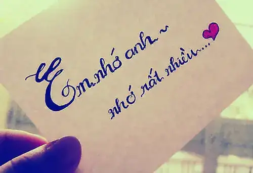 câu nói khi nhớ người yêu