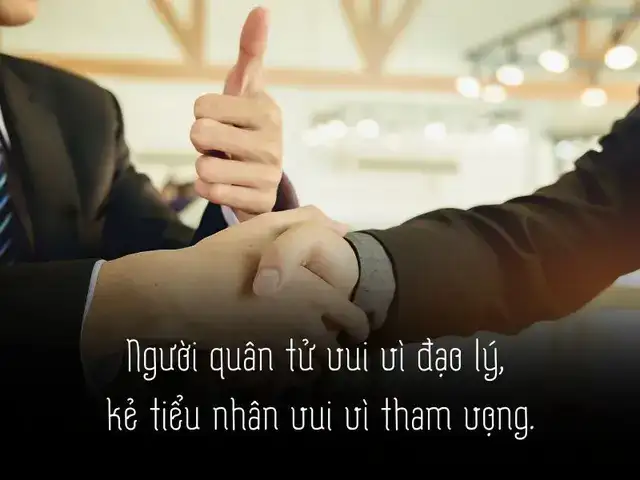 những câu nói hay về quân tử và tiểu nhân