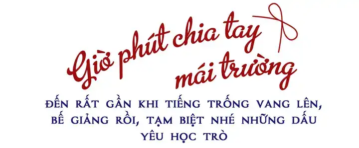 những câu nói chia tay mái trường