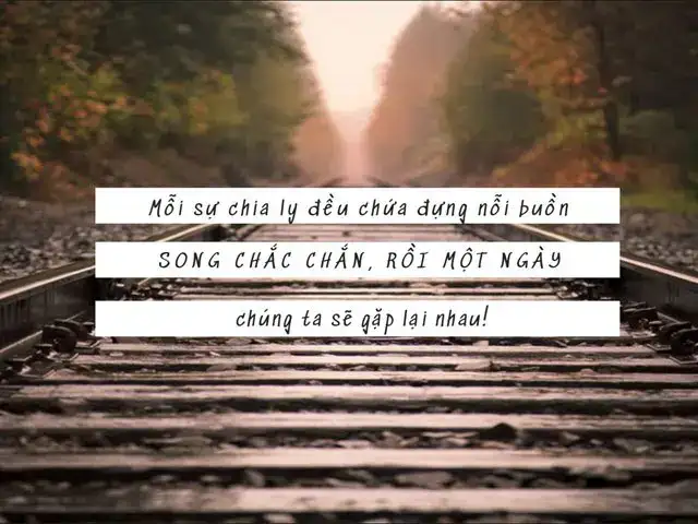 những câu nói hay về chuyến tàu