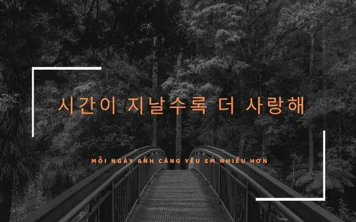 câu nói tiếng hàn hay về tình yêu