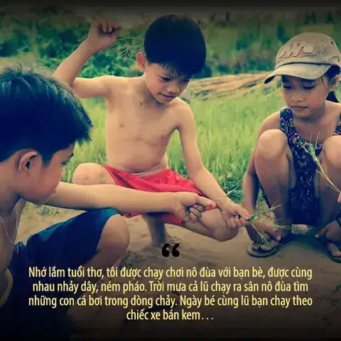 câu nói hay về tuổi thơ