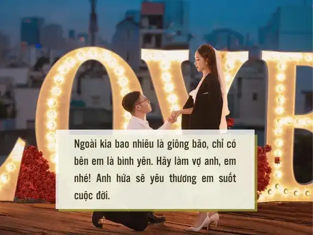 những câu nói cầu hôn