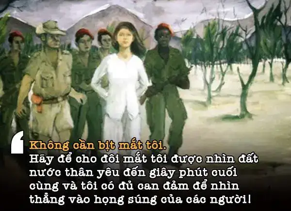 câu nói của võ thị sáu