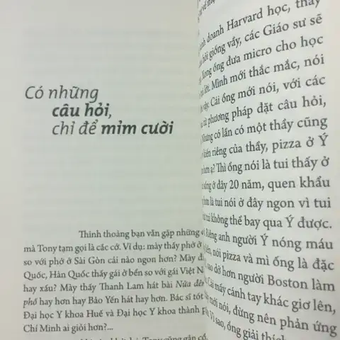 những câu nói hay trong cà phê cùng tony