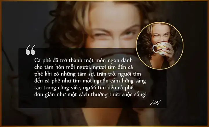 câu nói hay về cafe