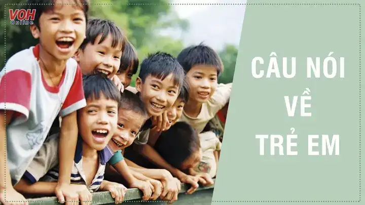 câu nói hay về trẻ em