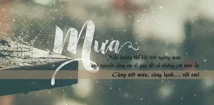 câu nói hay về mưa