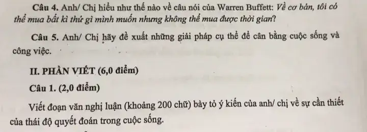 anh chị hiểu thế nào về câu nói