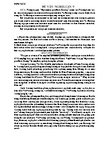 câu nói của vũ nương trước khi chết