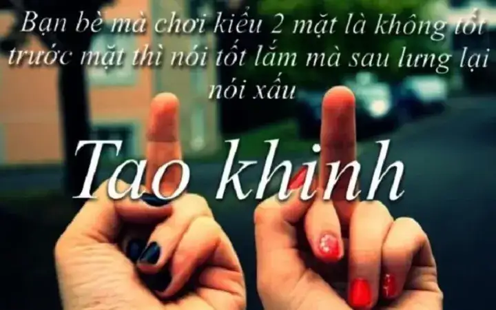 câu nói đá xéo bạn bè