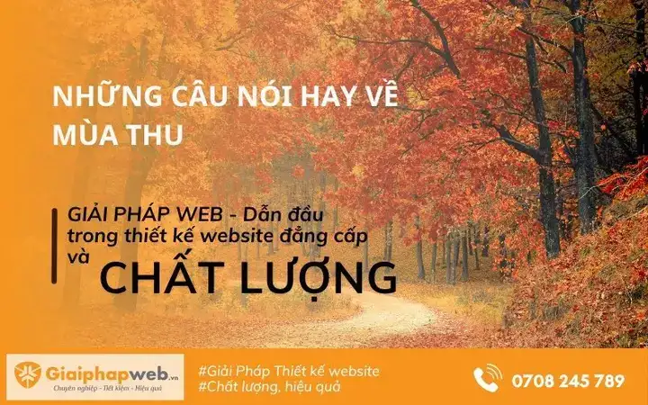 câu nói hay về mùa thu
