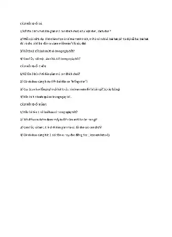 câu nói hay về trò chơi dân gian