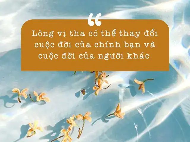 câu nói về lòng bao dung