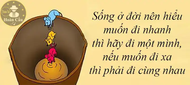 câu nói muốn đi nhanh thì đi một mình