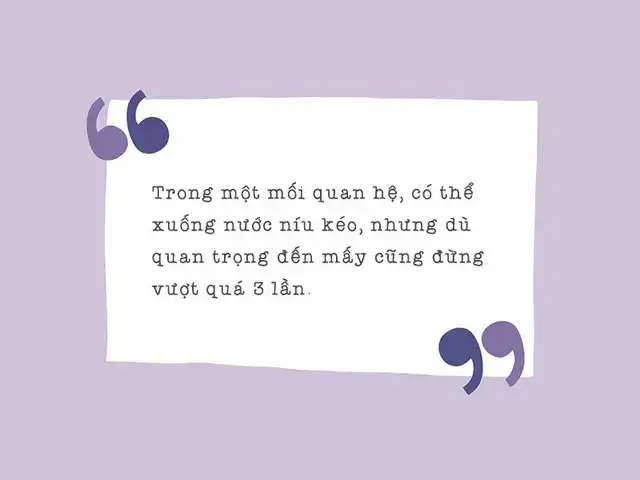 câu nói quá tam ba bận