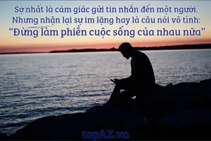 câu nói buồn khi cô đơn