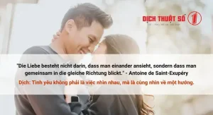 câu nói tiếng đức về tình yêu