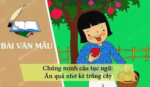 chứng minh câu nói ăn quả nhớ kẻ trồng cây